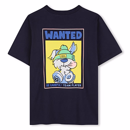 Футболка Never Look Back от бренда Billieblush Темно-синий