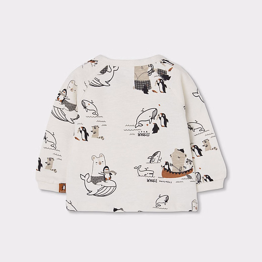 Лонгслив Animal print и джоггеры от бренда Boboli