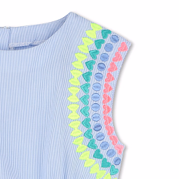 Платье Embroidery Blue Stripes  от бренда Billieblush