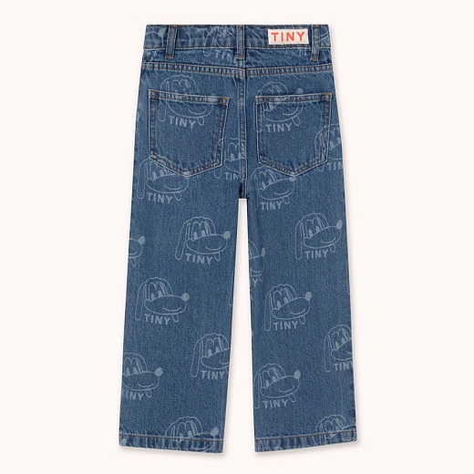 Джинсы Dogs Print от бренда Tinycottons