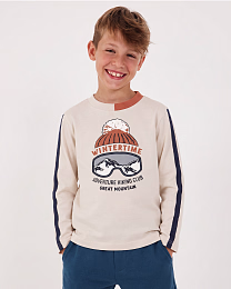 Лонгслив Mountain print от бренда Boboli