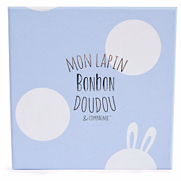 Погремушка-пинетки Bunny Blue от бренда Doudou et Compagnie