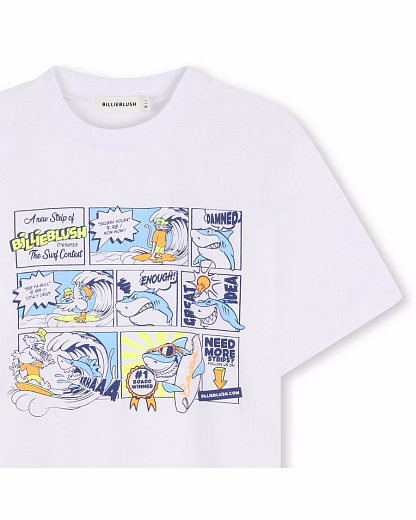 Футболка COMICS от бренда Billieblush Белый