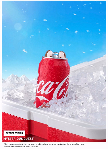 Брелок Labubu Coca Cola от бренда POP MART