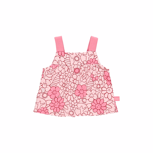 Топ и блумеры Pink flowers от бренда Boboli