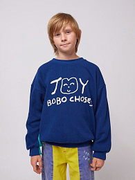 Свитшот Navy Smiling от бренда Bobo Choses