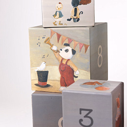 Кубики со счетом "Друзья" от бренда Egmont Toys