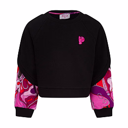 Свитшот Black Orchidee от бренда Emilio Pucci