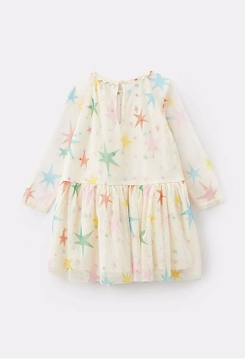 Платье Star Pattern Tulle от бренда Stella McCartney kids