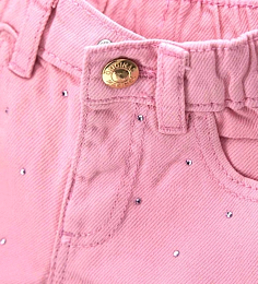 Шорты Pink со стразами от бренда Original Marines