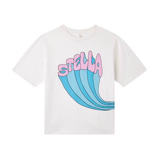 Футболка Stella Graphic Blue от бренда Stella McCartney kids Белый
