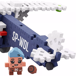 Конструктор Аэроплан 120 mini деталей от бренда Marioinex