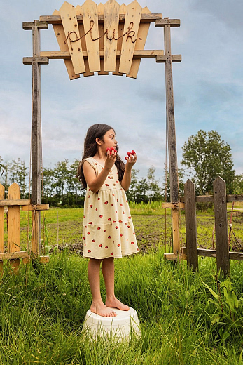 Платье Apple Print от бренда Sproet & Sprout