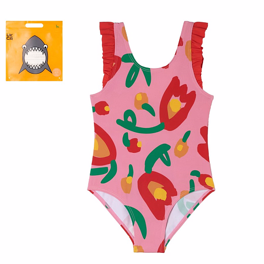 Купальник Floral Print от бренда Stella McCartney kids