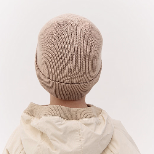 Шапка Knot cotton beige от бренда Peppihat