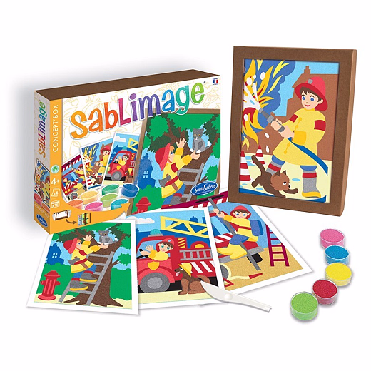 Песочные картинки «Пожарные» от бренда SentoSphere