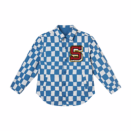 Куртка двусторонняя голубая от бренда Stella McCartney kids