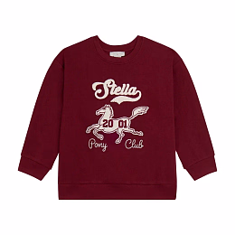 Свитшот Pony Club от бренда Stella McCartney kids