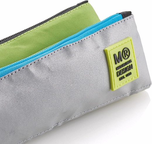 Пенал с тремя отделениями Трехцветный зеленый от бренда MiquelRius