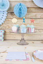 Декор для торта Русалка 3 шт от бренда Tim & Puce Factory