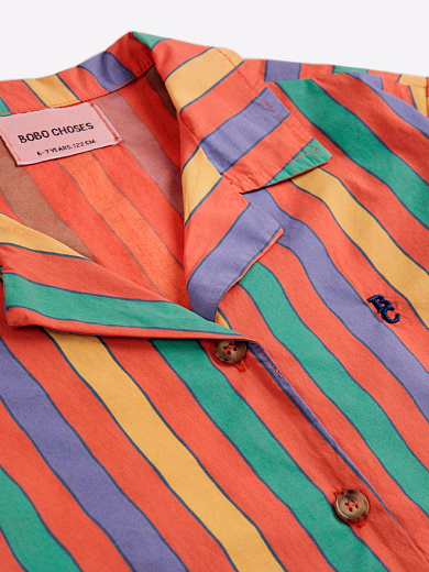 Рубашка Multicolor Stripes от бренда Bobo Choses