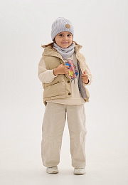 Шапка Knot merino fleece pearl grey от бренда Peppihat