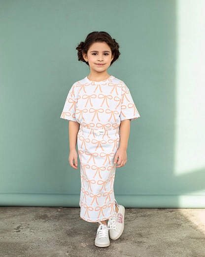 Юбка BOWS LONG от бренда Tinycottons