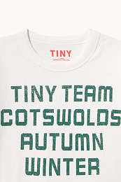 Футболка Tiny TEAM от бренда Tinycottons Белый