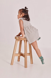 Платье и блумеры с геометрическим принтом от бренда Boboli