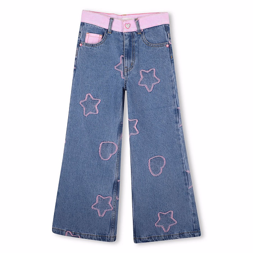 Джинсы Pink Star от бренда Billieblush