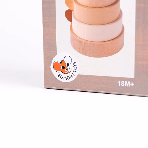 Пирамидка Жираф Леони от бренда Egmont Toys