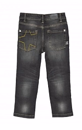 Джинсы серые с потертостями от бренда JOHN RICHMOND