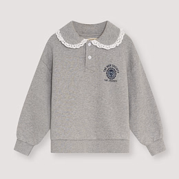 Свитшот Ash Polo Mid Grey Melange от бренда The New Society