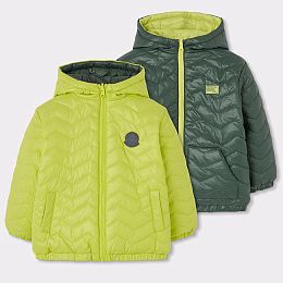 Куртка двусторонняя Khaki-Lime от бренда Boboli