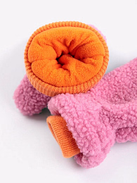 Варежки pink Color Block от бренда Bobo Choses