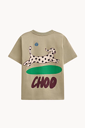 Футболка Dots Dog от бренда CHOOCHOO Хаки