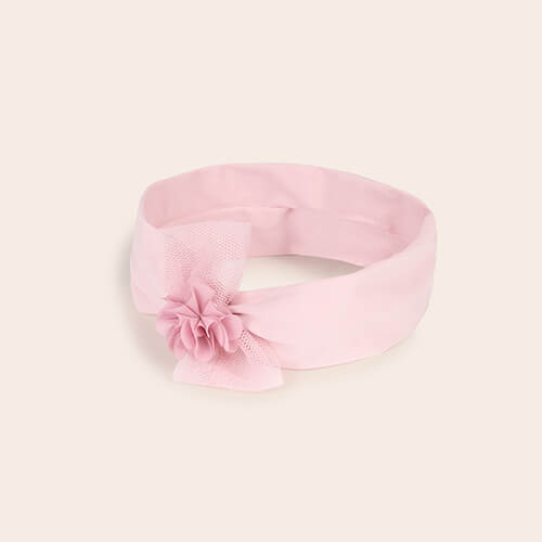 Повязка с цветком розового цвета от бренда Mayoral