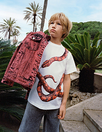 Футболка Rubin Red Snake от бренда MOLO Белый