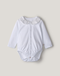 Набор боди с воротником розового и белого цвета от бренда Anna Leon