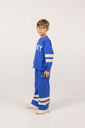 Штаны BLUE STRIPES LOGO от бренда Tinycottons