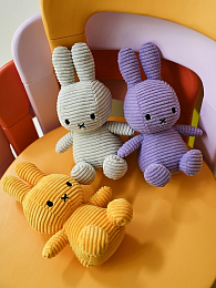 Зайчик Miffy ECO Corduroy yellow от бренда Bon Ton Toys
