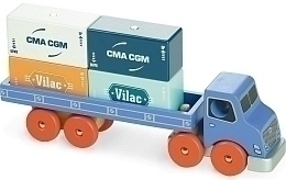 Грузовик с контейнерами от бренда Vilac