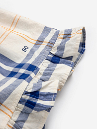 Шорты Fun Tartan ruffled от бренда Bobo Choses