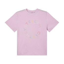 Футболка Stella Pattern от бренда Stella McCartney kids Фиолетовый