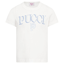 Футболка Iride Logo от бренда Emilio Pucci Молочный