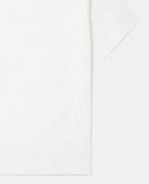 Футболка Frog and Lettering от бренда Stella McCartney kids Молочный