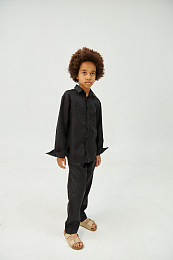 Штаны LINEN Black от бренда Liqlo
