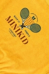 Футболка RACKETS YELLOW от бренда MINIKID Желтый