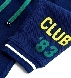 Джоггеры CLUB 83 синие с завязками от бренда Original Marines