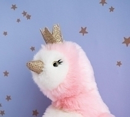 Мягкая игрушка Розовый пингвин с блестками от бренда Histoire d'Ours